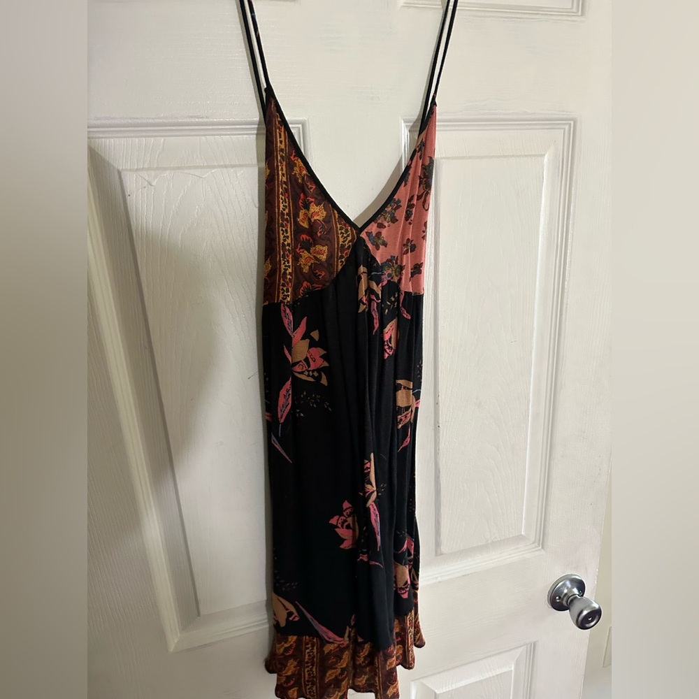 Free People Patchwork Slip Dress